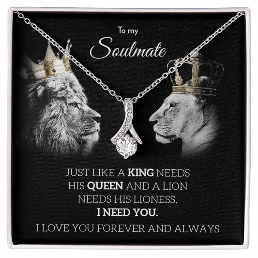 To My Soulmate | I Love You, Forever & Always - Alluring Beauty necklace